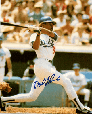 AUTOGRAPHED DERREL THOMAS Los Angeles Dodgers photo