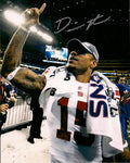 AUTOGRAPHED  Devin Thomas8X10 photo New York Giants