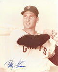 AUTOGRAPHED BOBBY THOMSON 8x10 New York Giants Photo