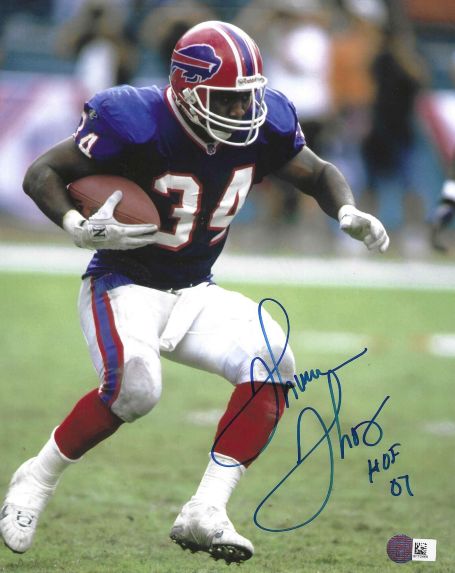 Autographed THURMAN THOMAS 8x10 Buffalo Bills Photo