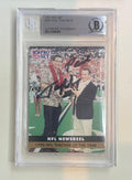 Autographed 1991 Pro Set Paul Tagliabue Card #347 BAS Beckett Slabbed
