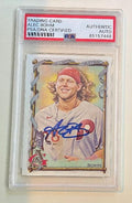 Autographed 2023 ALEC BOHM Phillies Allen & Ginter Card #158 PSA/DNA Slabbed