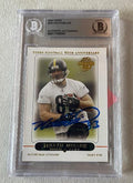 Autographed HEATH MILLER Pittsburgh Steelers 2005 Topps Card #424 Beckett  Slabbed