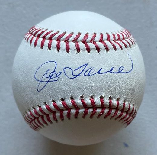 Autographed JOE TORRE Official Major League Baseball Beckett Witness