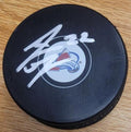 Autographed FREDRIK OLOFSSON Colorado Avalanche Hockey Puck