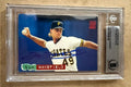 Signed TIM WAKEFIELD Pittsburgh Pirates 1994 Stadium Club Card #152 Beckett Slabbed