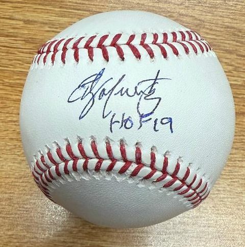 Autographed EDGAR MARTINEZ HOF 2019 Official Rawlings Major League Baseball Beckett Witnessed