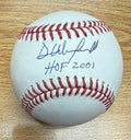 Autographed DAVE WINFIELD HOF 2001 Official Rawlings Major League Baseball Beckett Witnessed