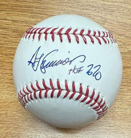 Autographed TED SIMMONS HOF 2020 Official Rawlings Major League Baseball Beckett Witnessed