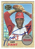 Autographed LUIS TIANT Cleveland Indians 2002 Topps Archives Card