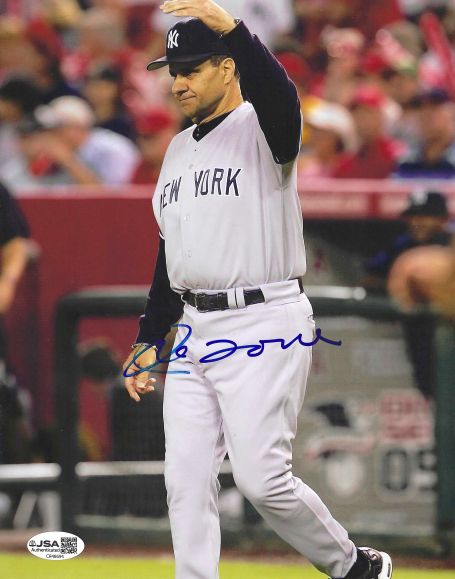 Autographed Joe Torre New Yok Yankees 8x10 Photo with JSA COA