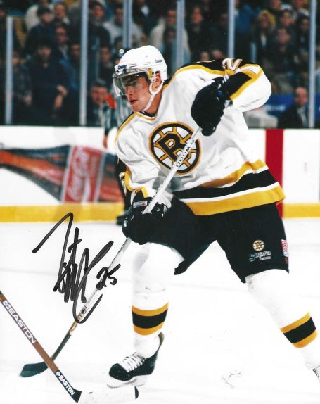 Autographed TRENT MCCLEARY 8X10 Boston Bruins  Photo