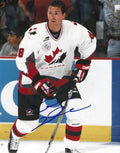 Autographed TREVOR LINDEN 8X10 Team Canada Photo