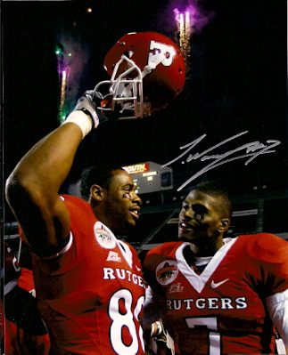 Autographed TIGUAN UNDERWOOD Rutgers Photo