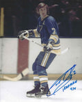 Autographed GARRY UNGER "Ironman 914" 8X10 St. Louis Blues Photo