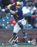 AUTOGRAPHED LUIS URIAS 8X10 Milwaukee Brewers Photo