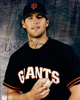 AUTOGRAPHED BILL VAN LINDINGHAM San Francisco Giants Photo