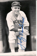 Autographed JOHNNY VANDER MEER  B&W Rowe Postcard