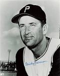 AUTOGRAPHED  photo MICKEY VERNON - Pittsburgh Pirates
