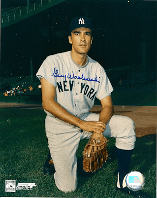 AUTOGRAPHED GARY WASLEWSKI 8x10 New York Yankees Photo