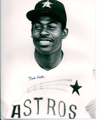 AUTOGRAPHED BOB WATKINS 8x10 Houston Astros Photo