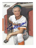 Autographed EARL WEAVER Baltimore Orioles 2003 FLEER FLAIR GREATS CARD
