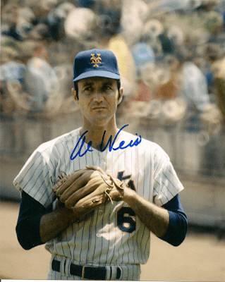 AUTOGRAPHED AL WEIS New York Mets 8x10 photo