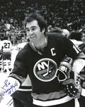 Autographed ED WESTFALL 8X10 New York Islanders Photo