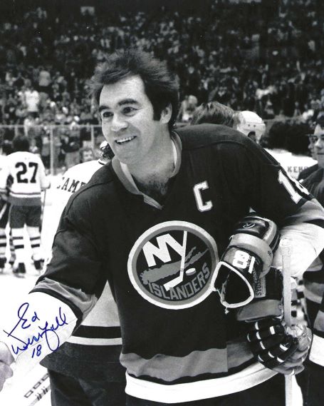 Autographed ED WESTFALL 8X10 New York Islanders Photo