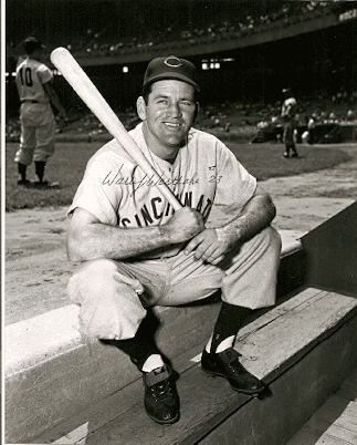 AUTOGRAPHED WALLY WESTLAKE 8x10 Cincinnati Reds Photo