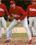 AUTOGRAPHED  BIL WHITE photo  Philadelphia Phillies