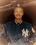 AUTOGRAPHED  photo ED WHITSON New York Yankees
