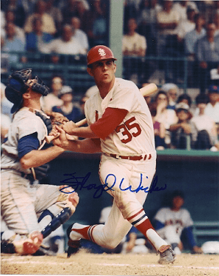 AUTOGRAPHED photo FLOYD WICKER Cardinals