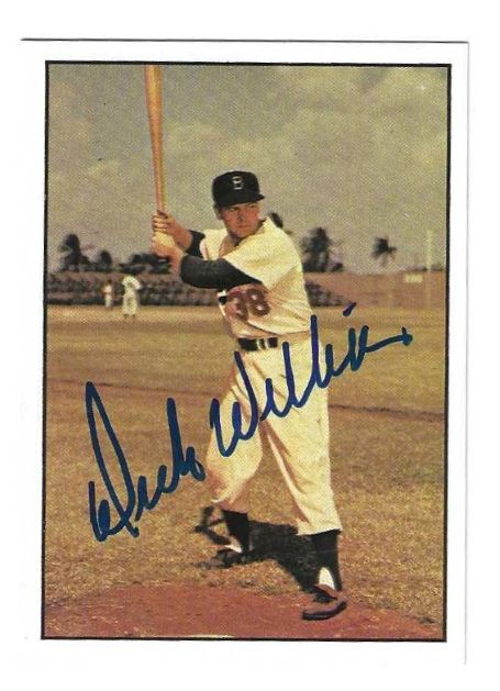Autographed DICK WILLIAMS Brooklyn Dodgers 1979 TCMA Card