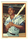 Autographed BILLY WILLIAMS Chicago Cubs 1985 Topps Circle K Card