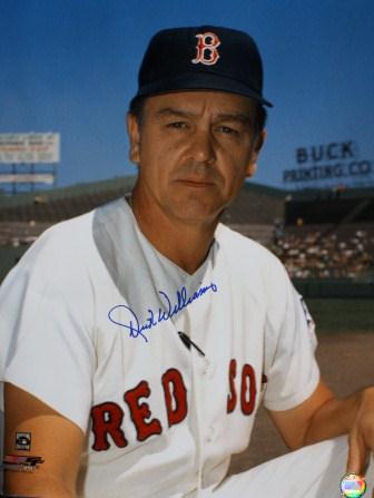 AUTOGRAPHED 16 x 20 DICK WILLIAMS Boston Red Sox Photo