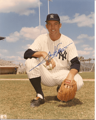 AUTOGRAPHED STAN WILLIAMS 8x10 New York Yankees Photo