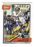Autographed Kellen Winslow San Diego Chargers 2018 Panini Classics Card
