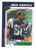 Autographed Kellen Winslow San Diego Chargers 2005 Topps Fan Favorites Card