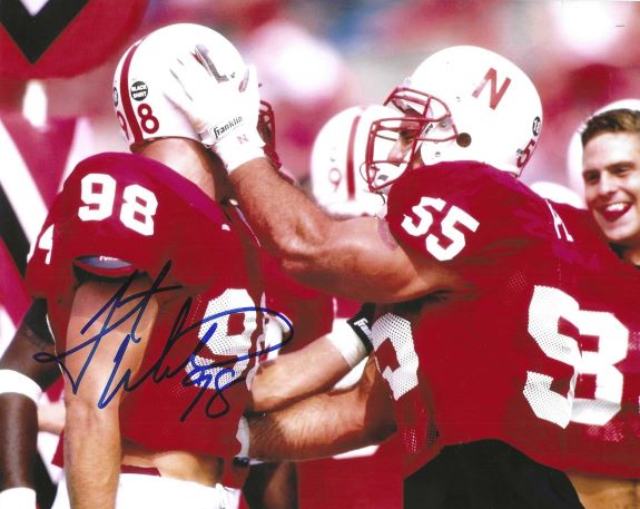 Autographed GRANT WISTROM 8x10 Nebraska Cornhuskers Photo