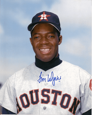 AUTOGRAPHED  photo JIMMY WYNN Houston Astros