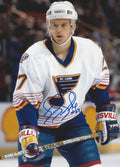 Autographed Terry Yake St. Louis Blues Photo