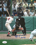 Autographed CARL YASTRZEMSKI "HOF 89" 8X10 Boston Red Sox Photo JSA