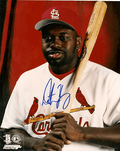AUTOGRAPHED DIMITRI YOUNG St. Louis Cardinals photo
