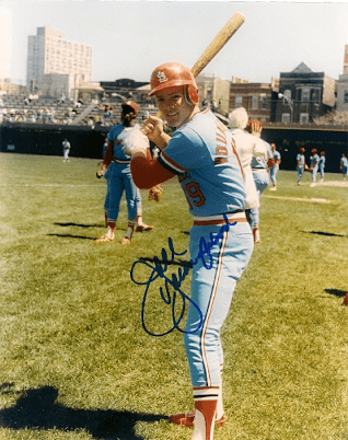 AUTOGRAPHED JOEL YOUNGBLOOD St. Louis Cardinals photo