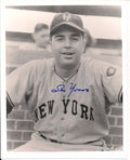 AUTOGRAPHED SAL YVARS 8x10 New York Giants Photo