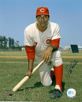 AUTOGRAPHED PAT CORRALES 8X10 Cincinnati Reds Photo