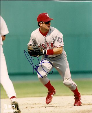 AUTOGRAPHED TODD ZEILE 8x10 Texas Rangers Photo