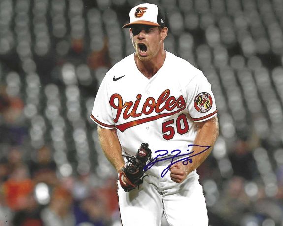 AUTOGRAPHED BRUCE ZIMMERMAN 8X10 Baltimore Orioles Photo