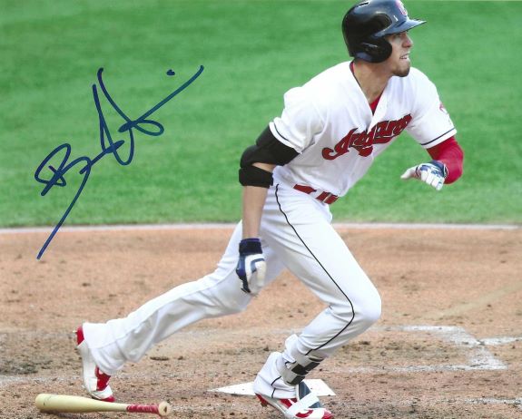 AUTOGRAPHED BRADLEY ZIMMER 8X10 Cleveland Indians Photo